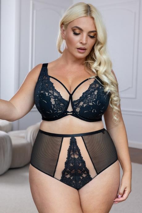 Kris Line замовлення Бюстгальтер G COTTONFLOWER BLACK SOFTLACE чорний колыр