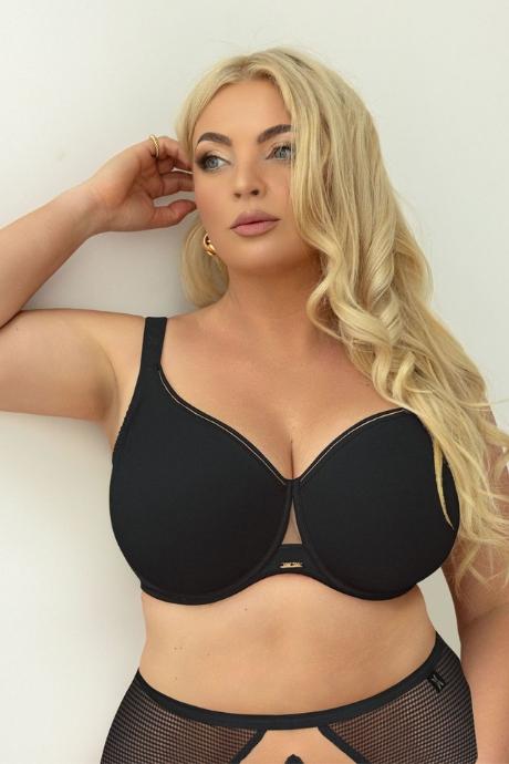 Kris Line предзаказ Бюстгальтер G COTTONFLOWER BLACK SOFTPROCOMF чорний колір