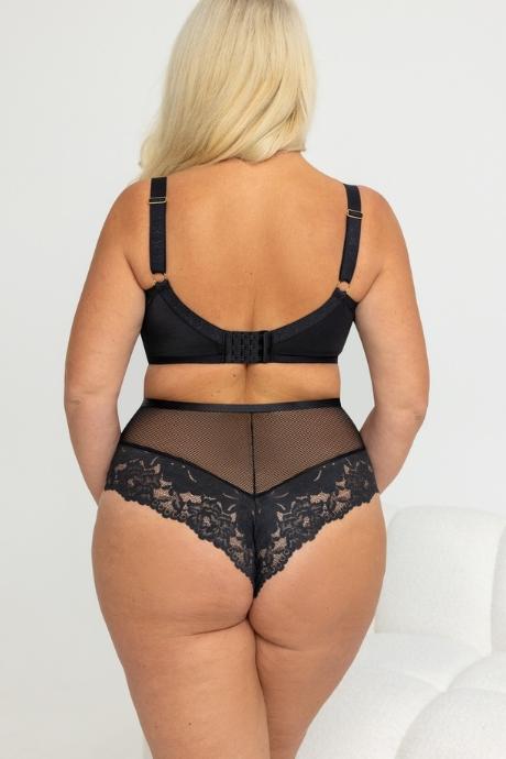 Kris Line предзаказ Трусы стринги G COTTONFLOWER BLACK STRSHORTSHWAI чорний колір