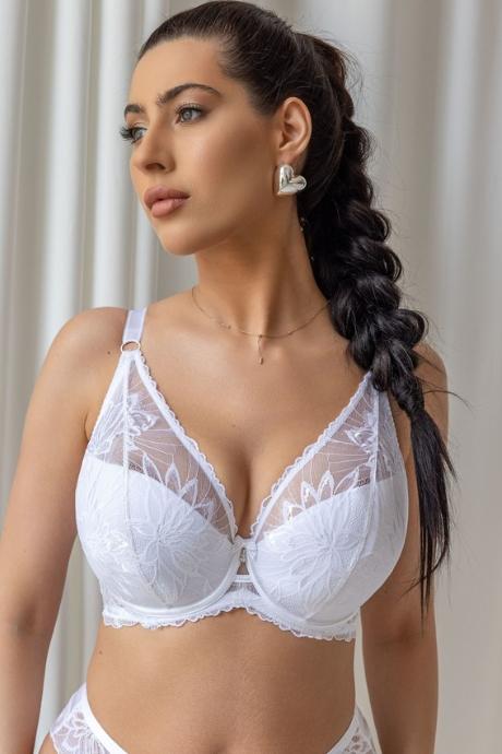 Kris Line предзаказ Бюстгальтер G CRYSTAL WHITE BRALETTEPUSHUP білий колір