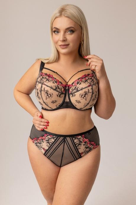 Kris Line предзаказ Трусы G FLAMENCO BLACK BRIEFSHIGHWAIST