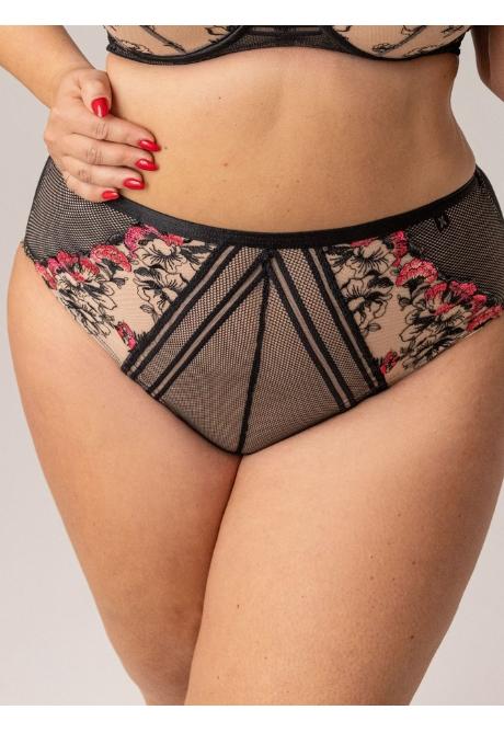 Kris Line предзаказ Трусы G FLAMENCO BLACK BRIEFSHIGHWAIST