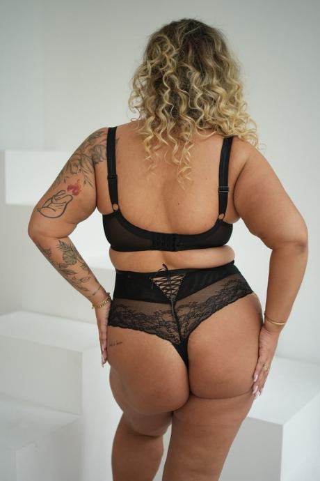 Kris Line предзаказ Бюстгальтер G ALICE BLACK HALFCUPSOFTPLUNGE чорний колір