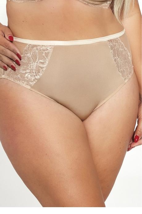 Kris Line предзаказ Трусы G OPAL DARKBEIGE BRIEFSHIGHWAIST бежевий колір