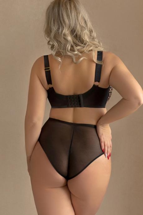 Kris Line предзаказ Бюстгальтер G PANTHER BLACK HALFCUPSOFT чорний колір