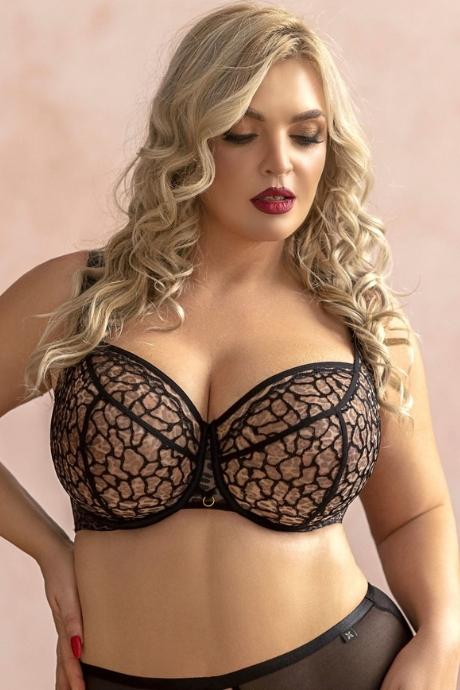 Kris Line предзаказ Бюстгальтер G PANTHER BLACK SOFTPLUNGE чорний колір