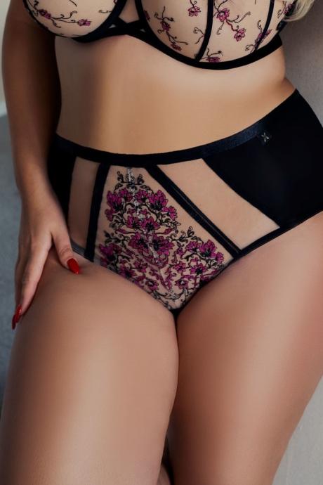 Kris Line предзаказ Трусы G TOUCH BLACK BRIEFSHIGHWAIST чорний колір