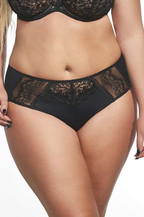 Kris Line предзаказ Трусы G VERONICA BLACK BRIEFSHIGHWAIST чорний колір