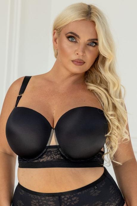 Kris line Бюстгальтер smoothbra жін G-Noa black колір