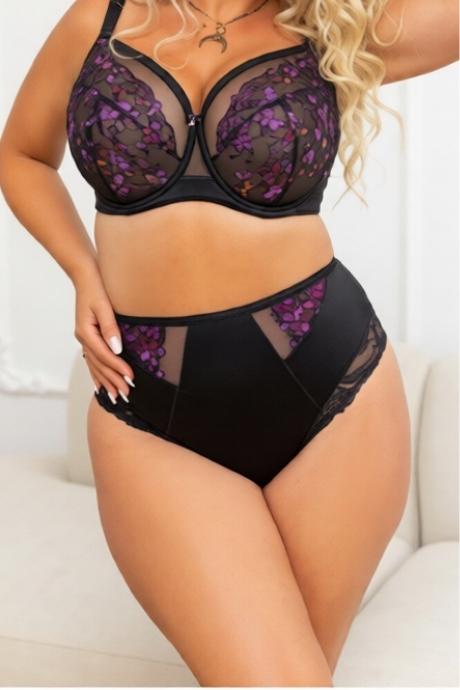 Kris Line Труси hight waist жін G-Acari black колір