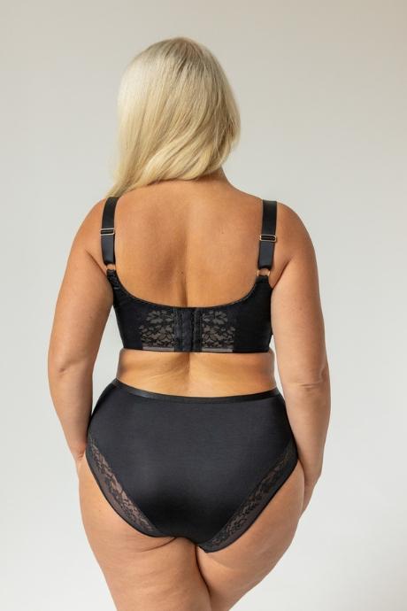 Kris line Труси hight waist жін G-Noa black колір