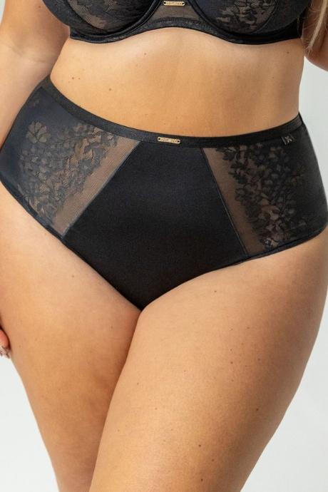 Kris line Труси hight waist жін G-Noa black колір