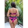 Kris Line Труси купальні жін Brasyliana Hight Waist Barbados original чорно-рож