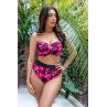Kris Line Труси купальні жін Brasyliana Hight Waist Barbados original чорно-рож