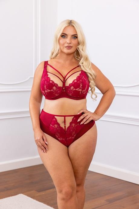 Kris Line Труси hight waist жін G-Cherry червоний