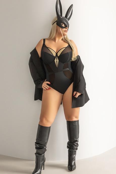 Kris Line Боді soft full cup жін G-Simple чорний