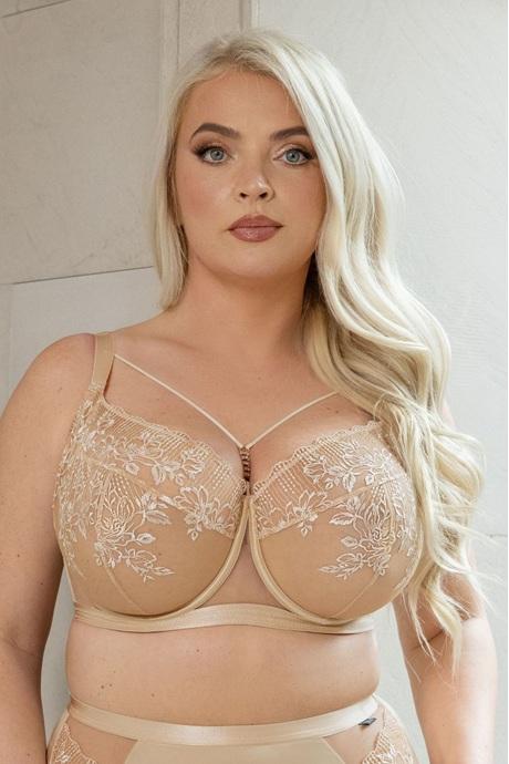 Kris Line Бюстгальтер м'який soft full cup жін G-Fiore beige