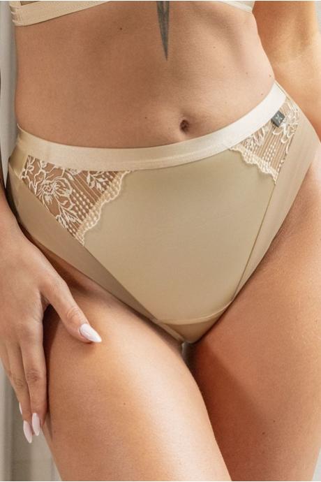 Kris Line Стрінги шорти жін G-Fiore beige бежев