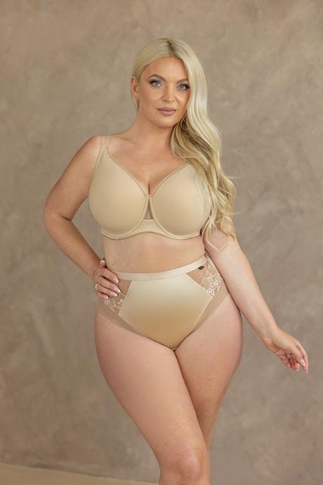 Kris Line Труси high waist жін G-Fiore beige бежев