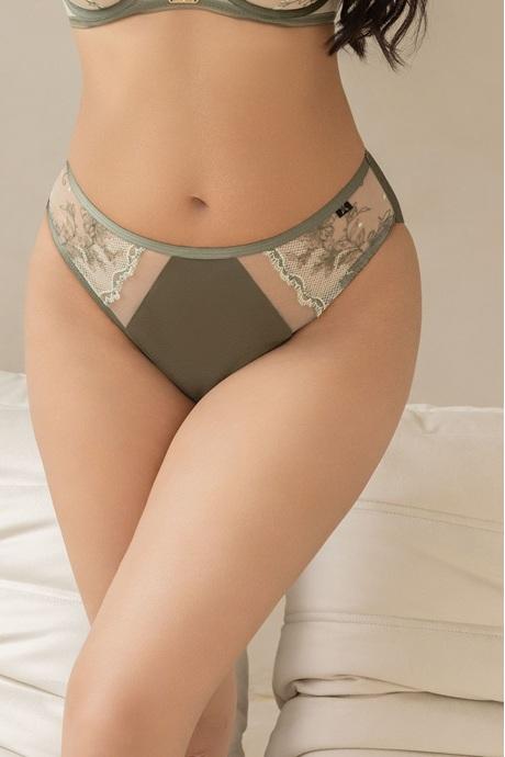 Kris Line Труси жін G-Lulu khaki хакі