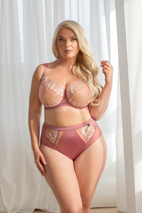 Kris Line Труси high waist жін G-Lisa powder pink