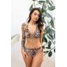 Kris Line Труси купальні жін Briefs Bikini Maui panther black коричневий