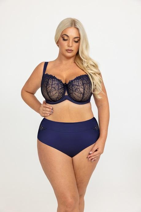 Kris line Труси hight waist жін G-Moonlight darkblue синій