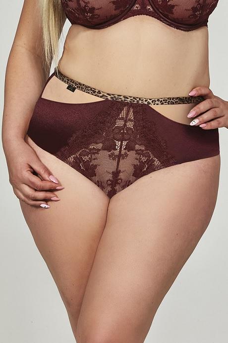Kris Line Труси hight waist жін G-Selena бургундія
