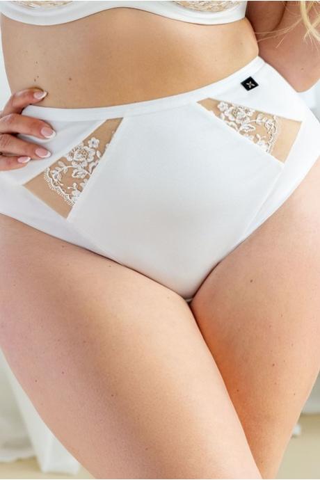 Kris Line Труси high waist жін G-Promise milky