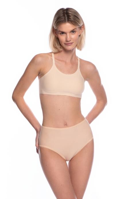 Lama FIT6000MD-06 Трусики жіночі міді бежевий XS/M бежевий колір