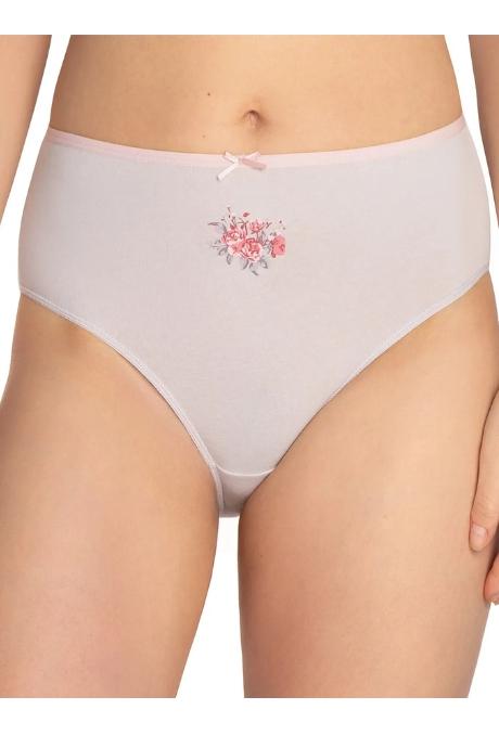 Lama 122BI-62 Жіночі трусики сірий/бежевий/бордовий колір