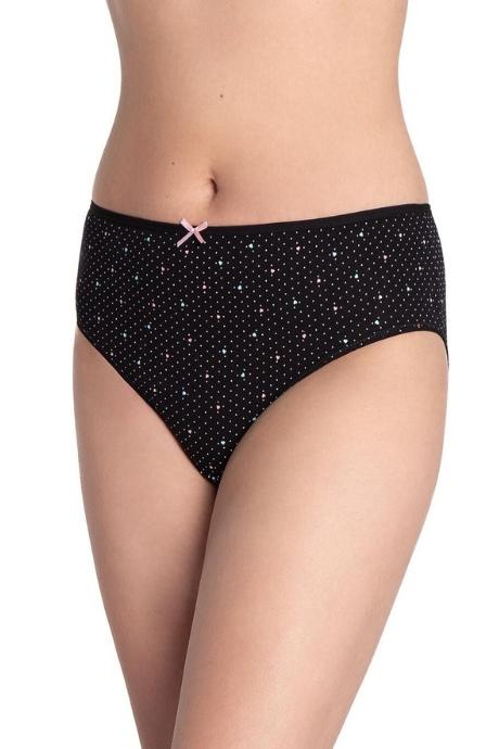 Lama 122BI-65 Жіночі трусики чорний/рожевий колір