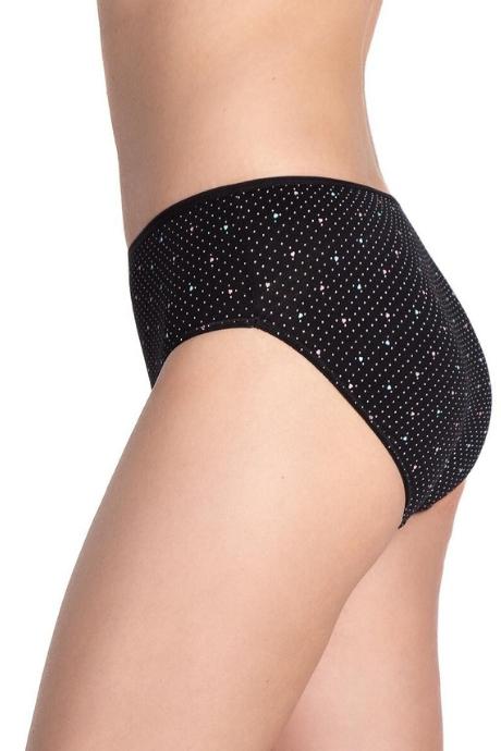 Lama 122BI-65 Жіночі трусики чорний/рожевий колір