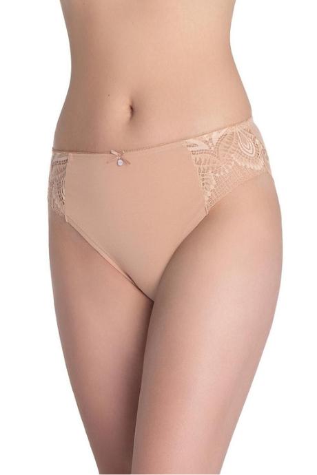 Lama 1588BI Жіночі трусики чорний/бежевий колір