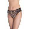 Lama 1589BI Жіночі трусики чорний/бежевий колір
