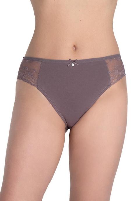 Lama 1590BI Жіночі трусики чорний/коричневий колір