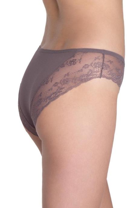 Lama 1590BI Жіночі трусики чорний/коричневий колір