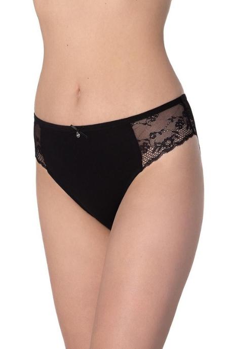 Lama 1590BI Жіночі трусики чорний/коричневий колір