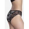 Lama 1591BI Жіночі трусики чорний-сірий-ліловий колір