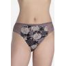 Lama 1591BI Жіночі трусики чорний-сірий-ліловий колір