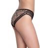 Lama 1592BI Жіночі трусики чорний-бежевий-сіро-ліловий колір