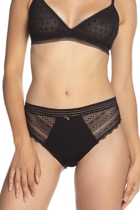 Lama 4004BI-02 Жіночі трусики чорний 2 шт в уп чорний колір