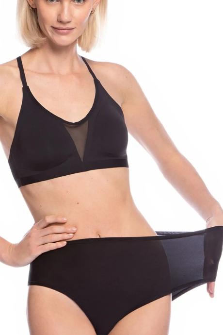 Lama FIT6000MD-02 Трусики жіночі міді черный L/XXL чорний колір