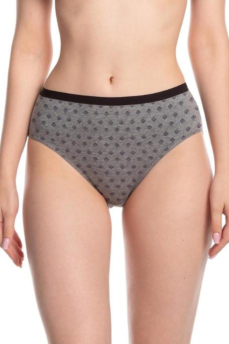 Lama 130BI-10 Жіночі трусики чорний/графітовий меланж колір