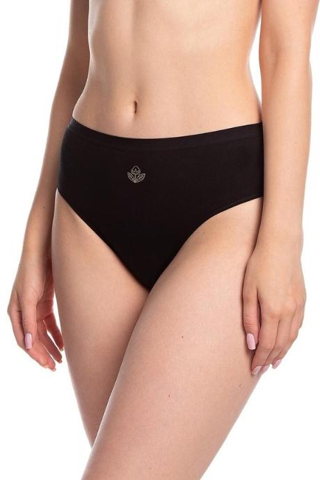 Lama 130BI-10 Жіночі трусики чорний/графітовий меланж колір