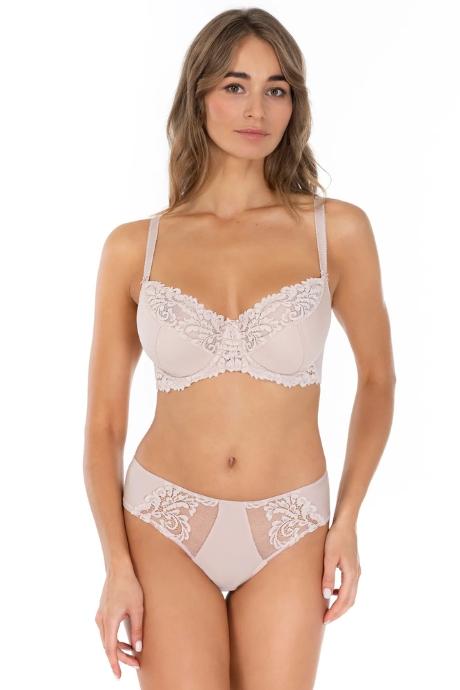 Lauma Бюстгальтер 58K40 срібляста півонія