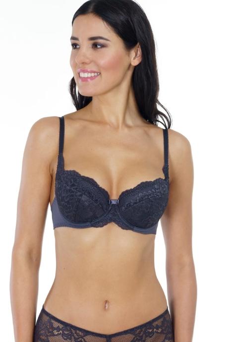 Lauma Бюстгальтер 72F31 антрацит колір