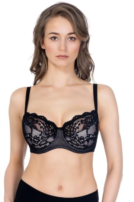 Lauma Бюстгальтер 72F40 півонія + чорний колір