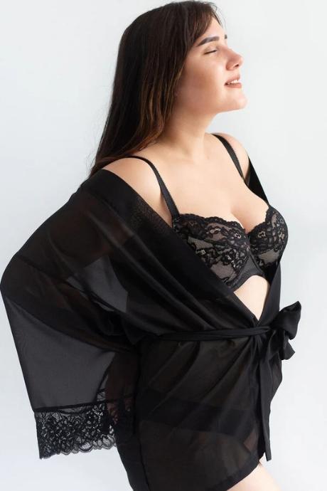 Lauma Бюстгальтер 72F41 півонія + чорний колір