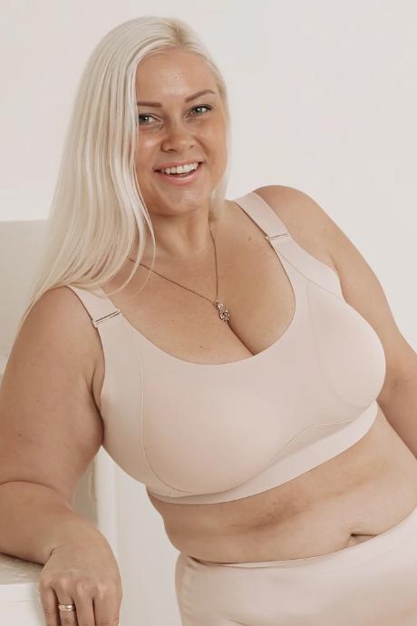 Lauma Бюстгальтер 71D34 срібляста півонія